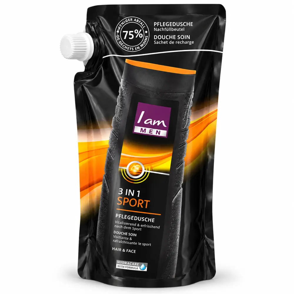 I am MEN 3-in-1 Sport Shower Gel Refill – Hair, Face & Body