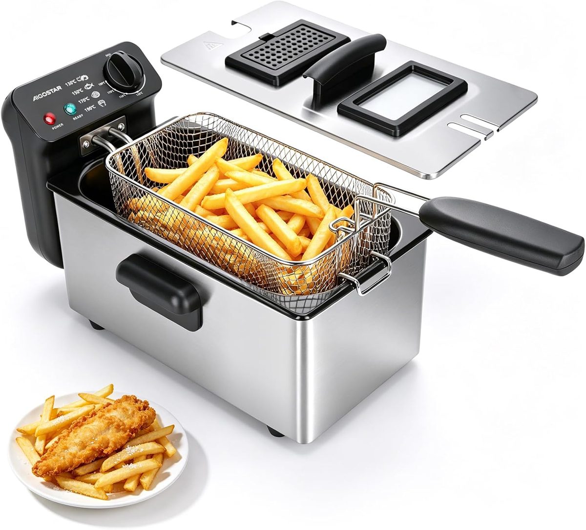 Aigostar – 3L Deep Fat Fryer – 2200W
