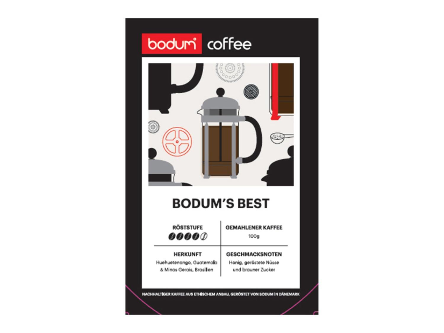 Bodum Bistro French Press Coffee Maker – Black, with Coffee Sample, photo 4