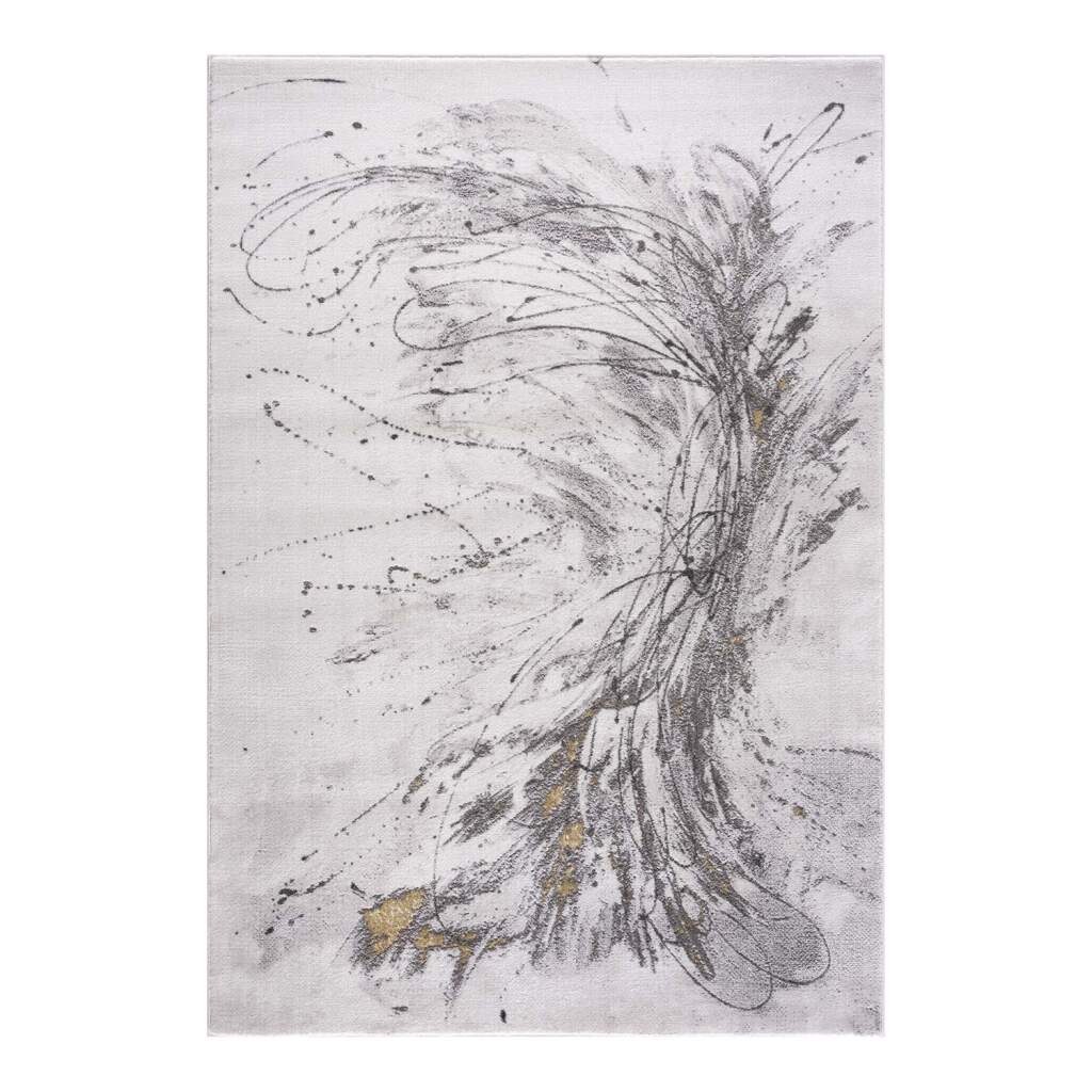 سجادة عصرية Chic 199 – رمادي/ذهبي 200 × 290 سم