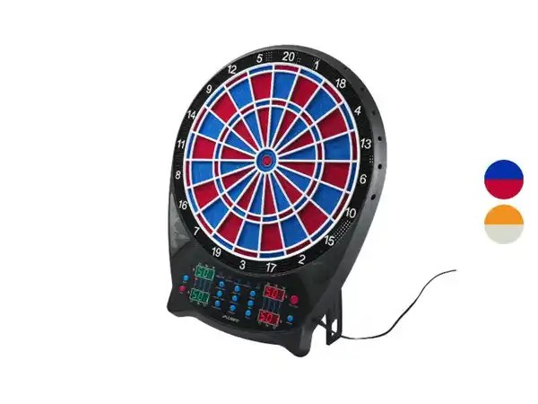 CRIVIT Electronic Dartboard – 27 Games, up to 16 Players