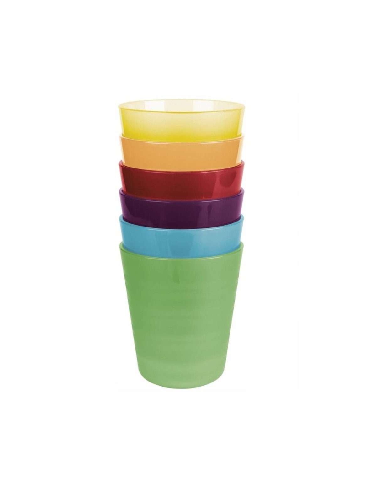 Crivit Reusable Plastic Cups 220 ml – Set of 6