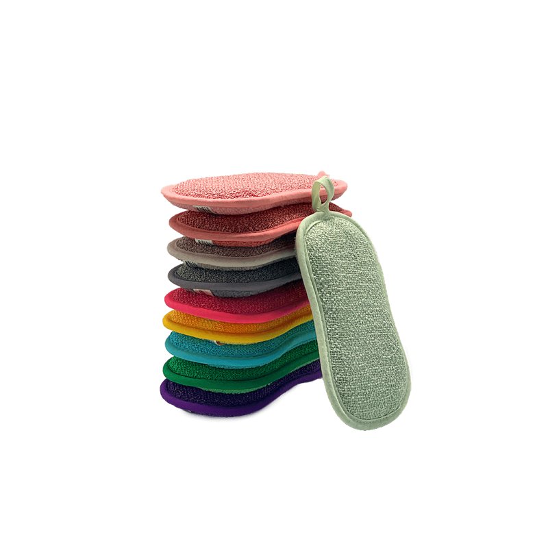 All-Purpose Double-Sided Cleaning Sponges, Pack of 6 (5 + 1), Assorted Colours, photo 5