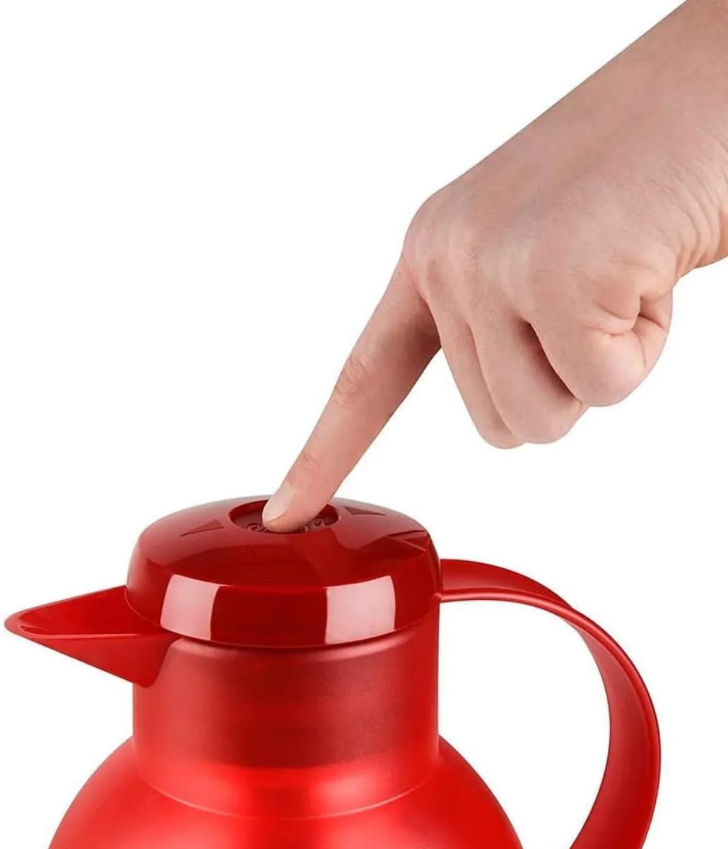 EMSA Samba Vacuum Jug 1.5 L – Translucent Red, photo 4