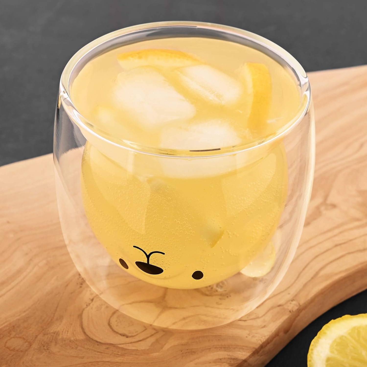 GRÄWE Double-Wall Glasses 250 ml – Set of 2, Bear Design, photo 4