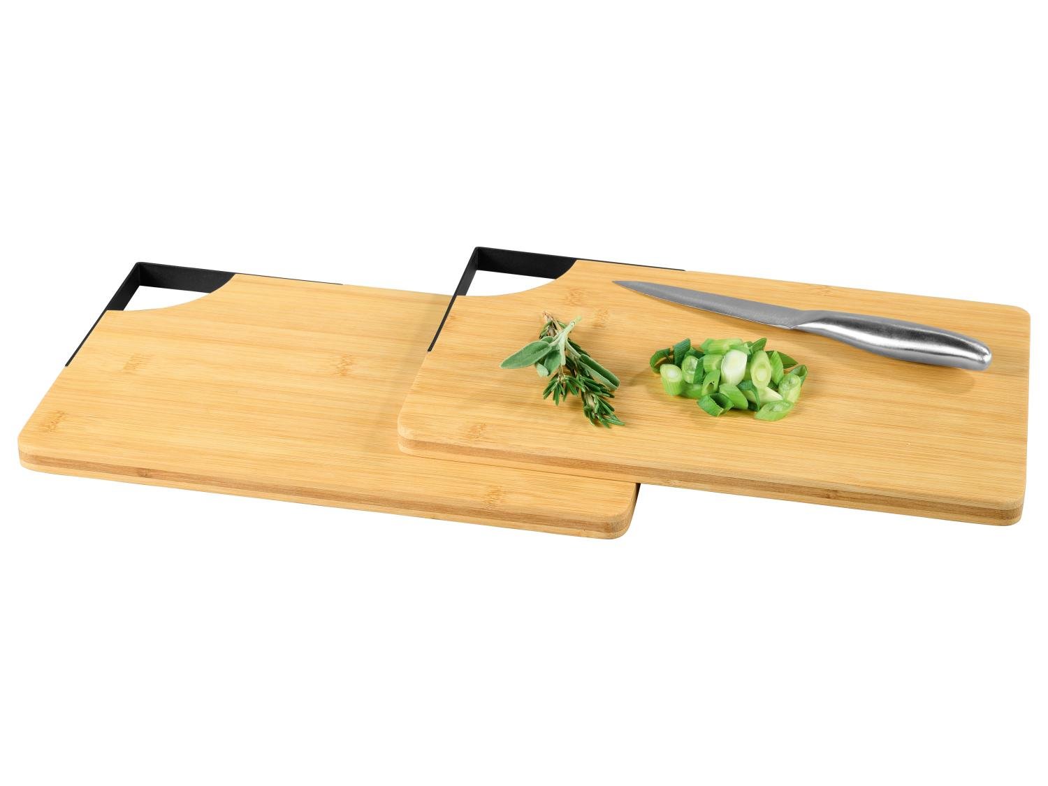 GRILLMEISTER Bamboo Cutting Board Set, 2 pcs, 32 x 20.5 cm, photo 2