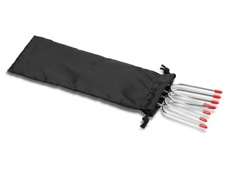 GRILLMEISTER Telescopic BBQ Roasting Forks, Set of 4 with Storage Bag, photo 2