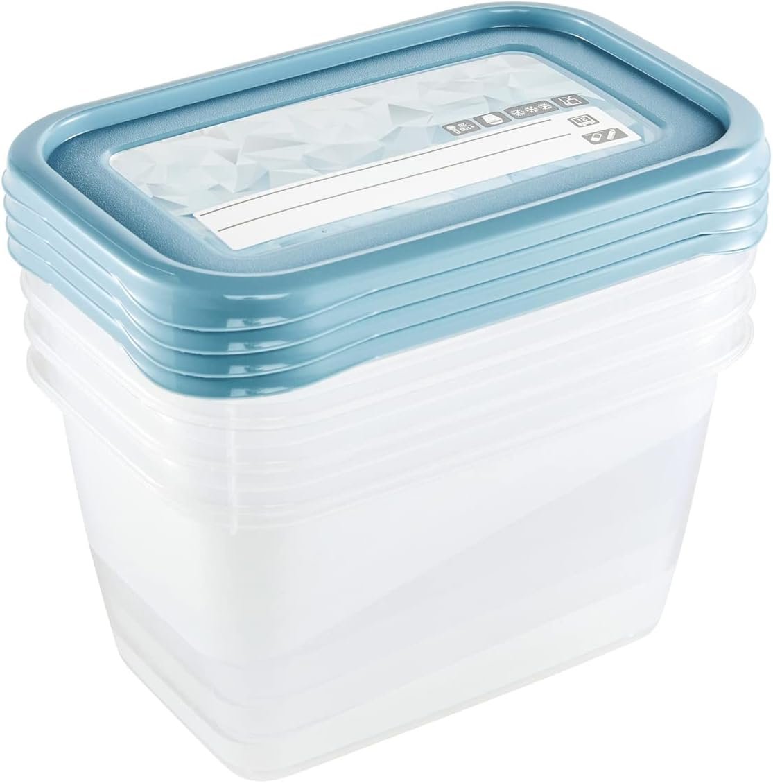 keeeper Mia Magic Ice Freezer Containers 750 ml – Set of 4, Nordic Blue, photo 3