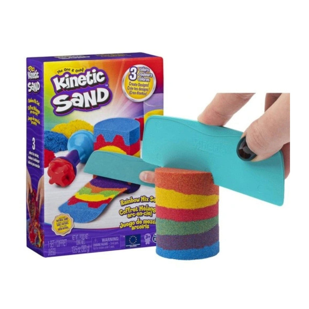 Kinetic Sand Rainbow Mix Set