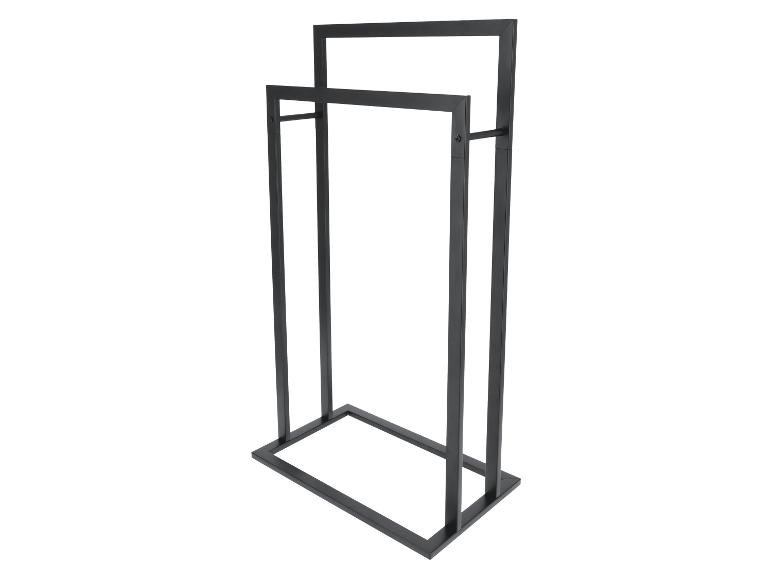 LIVARNO Towel Rail, Black Metal, photo 2