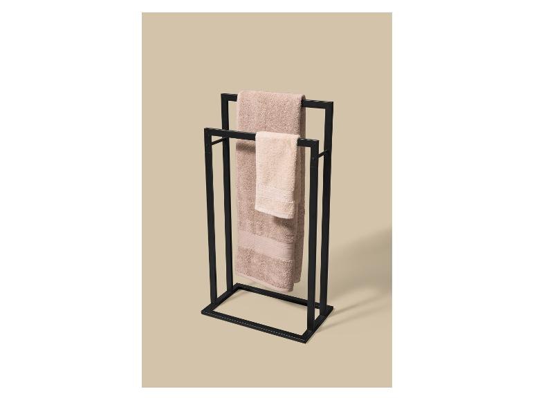 LIVARNO Towel Rail, Black Metal, photo 3