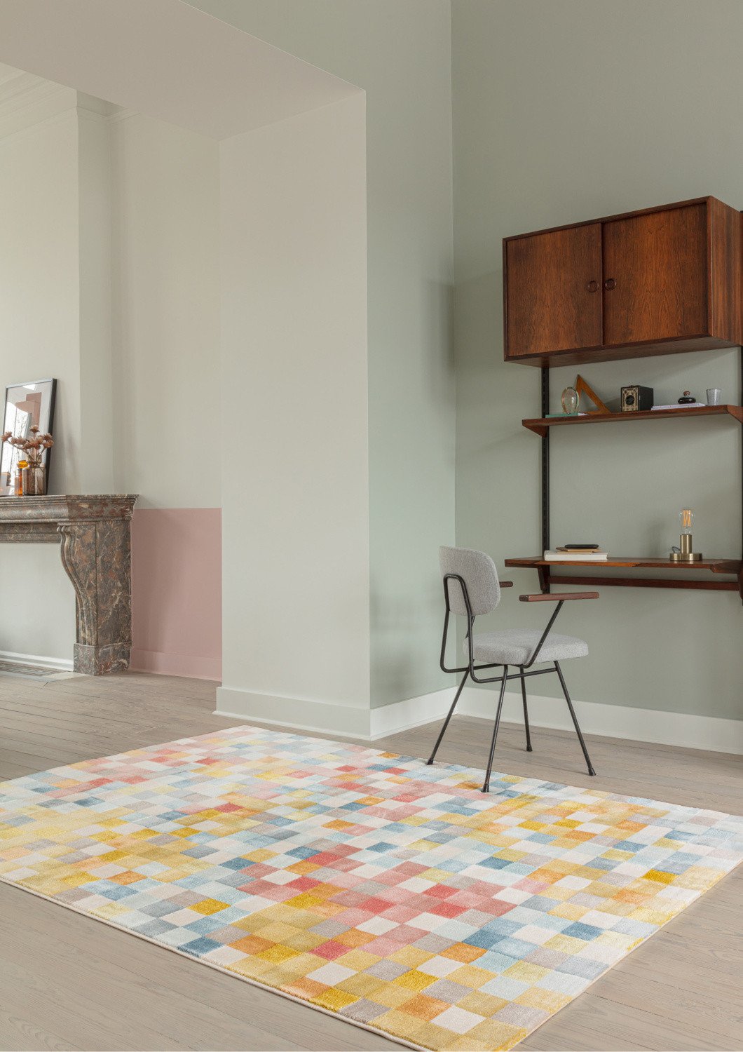 Mastercraft City Multicolour Pastel Check Rug 466116 AK991, 160 x 230 cm, photo 4