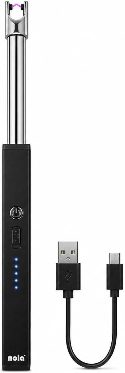 قداحة بلازما كهربائية NOLA 585 قابلة للشحن USB ومقاومة للهواء