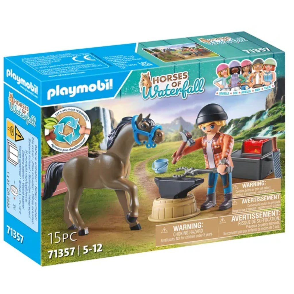PLAYMOBIL Horses of Waterfall بن وأخيل 71357