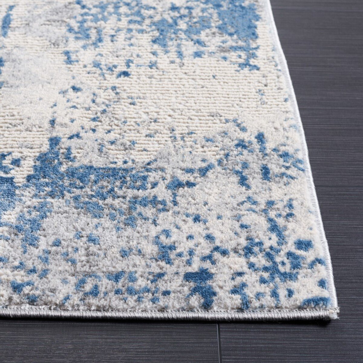 Safavieh Invista INV481F Modern Abstract Rug, Grey / Blue, 122 x 183 cm, photo 4