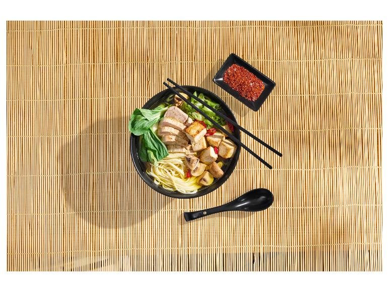 SilverCrest Ramen Set 4-Piece – Black Ceramic Bowl, Spoon, Chopsticks & Dip Dish, photo 2