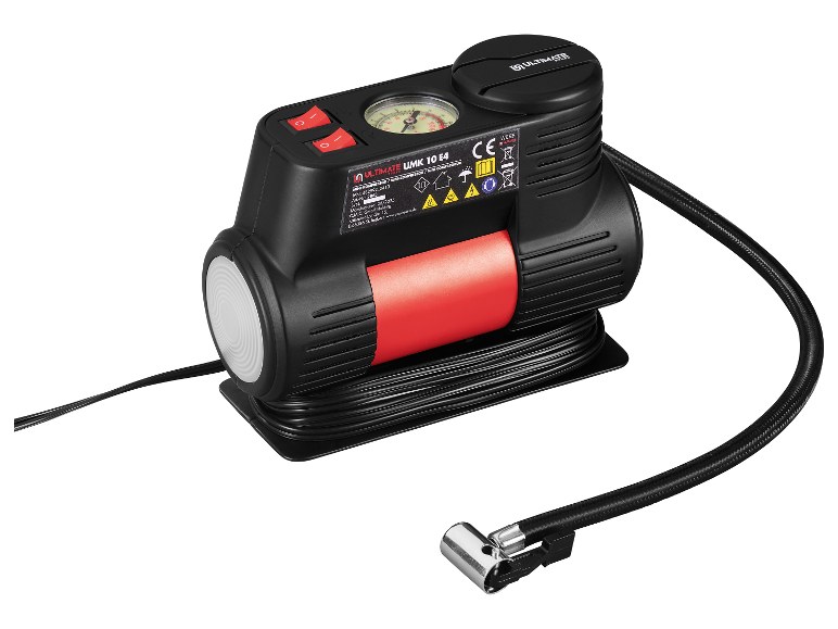 ULTIMATE SPEED 12 V Mini Compressor UMK 10 E4 with Gauge, photo 3