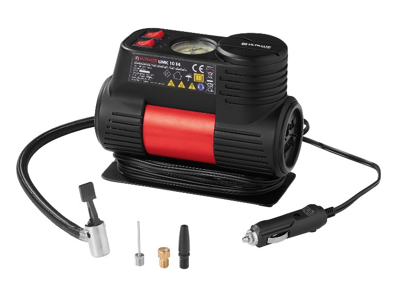 ULTIMATE SPEED 12 V Mini Compressor UMK 10 E4 with Gauge, photo 4