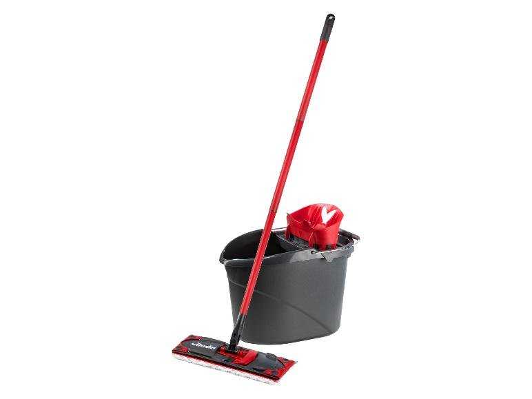 طقم ممسحة Vileda UltraMax مسطحة مع سطل وعصّارة PowerPress
