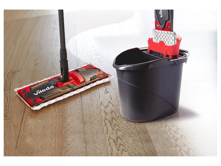 طقم ممسحة Vileda UltraMax مسطحة مع سطل وعصّارة PowerPress, photo 2