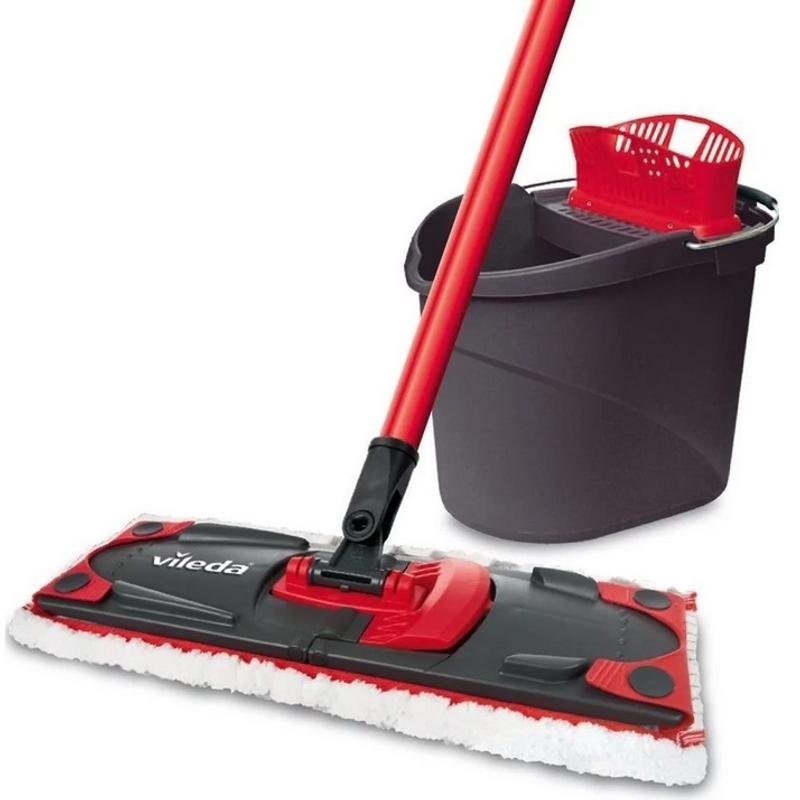 طقم ممسحة Vileda UltraMax مسطحة مع سطل وعصّارة PowerPress, photo 5